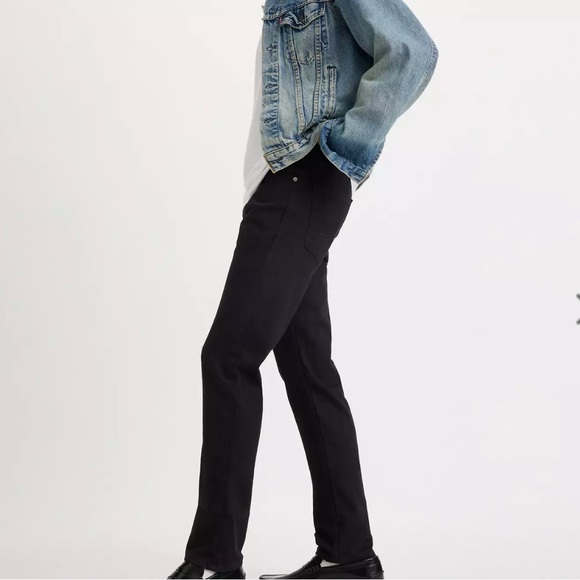 LEVIS 511 SLIM FLEX JEANS BLACK - Picture 5 of 12